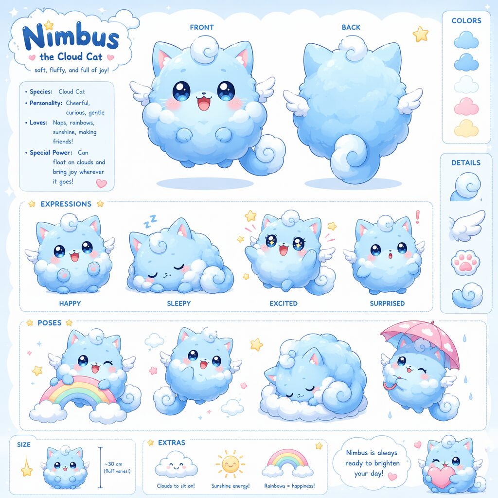 【作例②】かわいいマスコットキャラも作れます