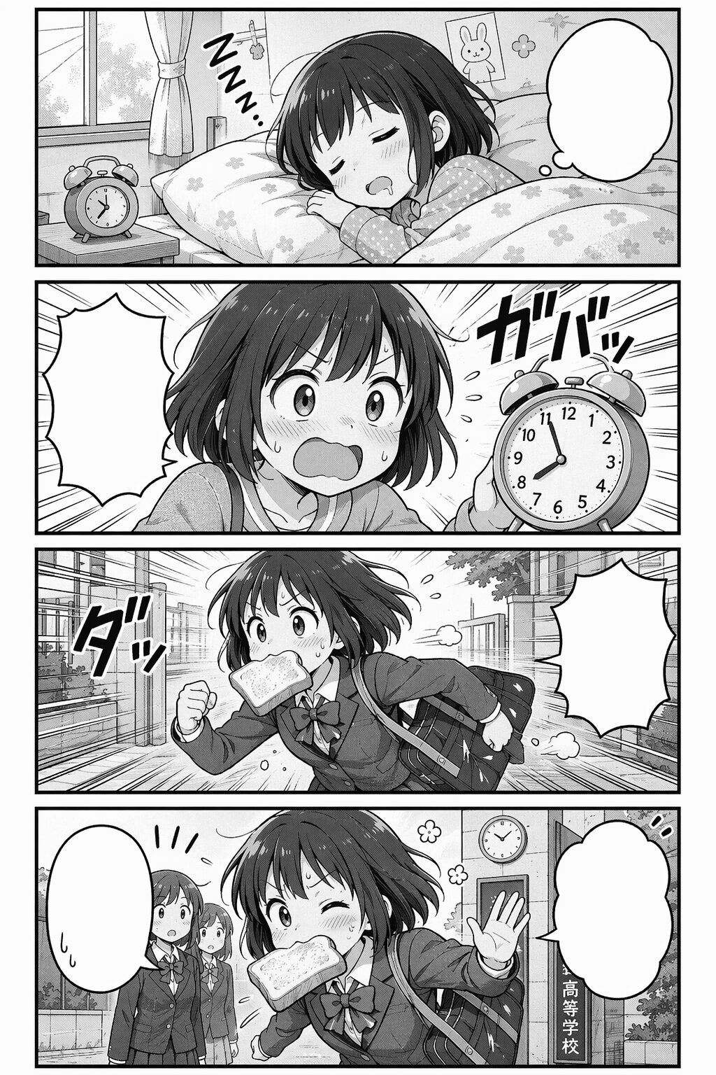 【作例②】学園モノの「あるある」ギャグも作れます